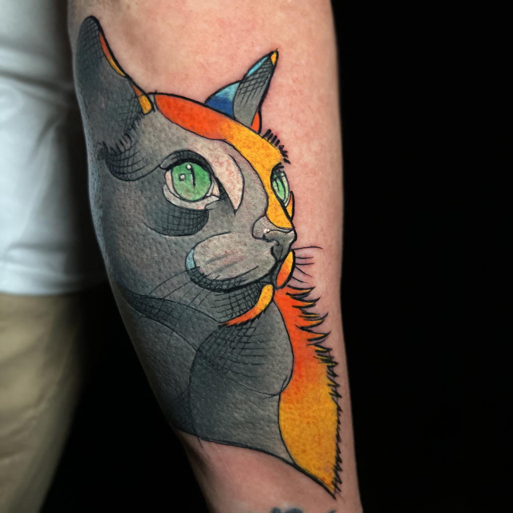 cat tattoo